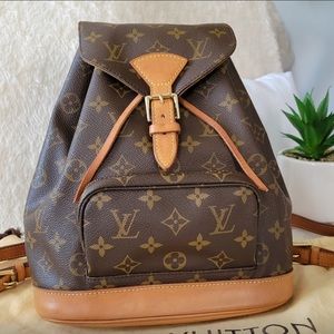 Beautiful ❤Authentic LV Montsouris MM Backpack Bag Monogram